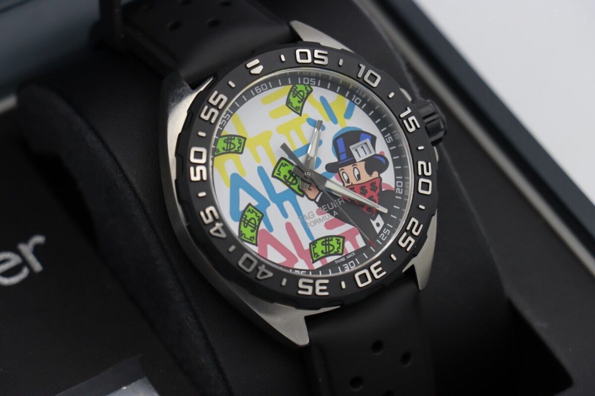 TAG Heuer Formula 1 WAZ1119 Alec Monopoly Special Edition Box & Papers Mint 2019