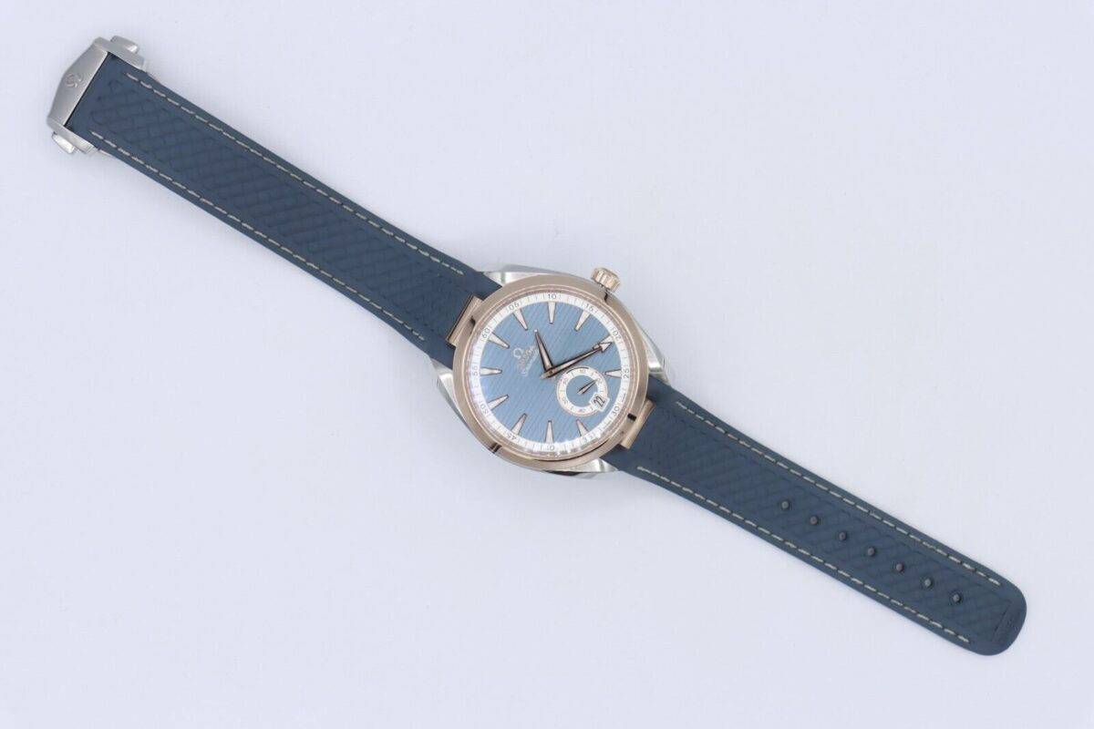 Omega Seamaster Aqua Terra 150m 220.22.41.21.03.001 Blue Dial Rubber Strap - Image 2