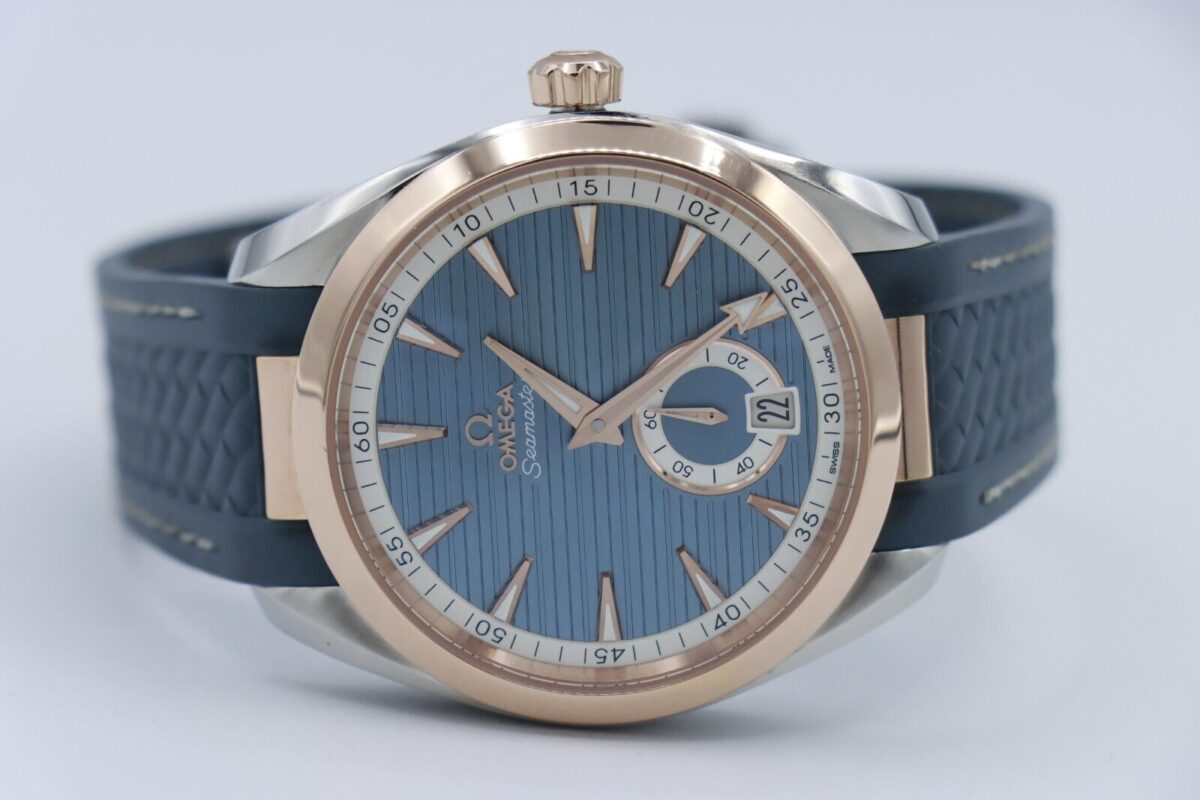 Omega Seamaster Aqua Terra 150m 220.22.41.21.03.001 Blue Dial Rubber Strap - Image 5