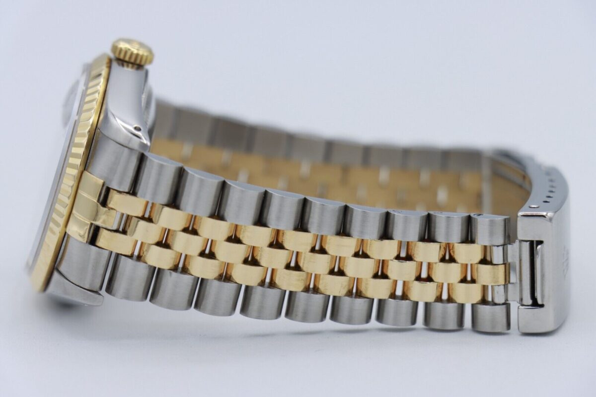 Rolex Datejust 16233 Blue Diamond Dial Jubilee Band 36mm Two-Tone Circa 1991