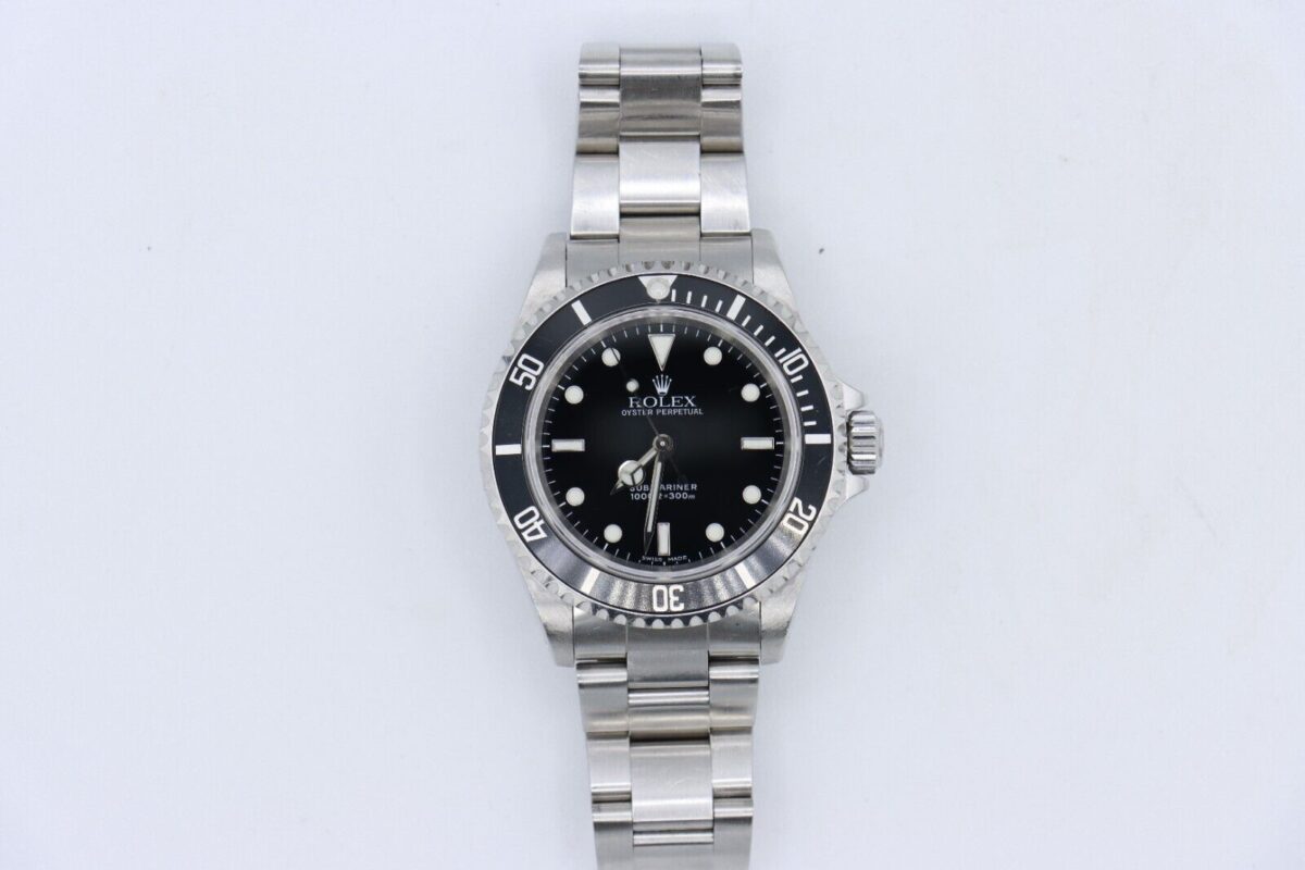 Rolex Submariner 14060 Black Dial & Bezel No Date 40mm w/Papers Circa 1999