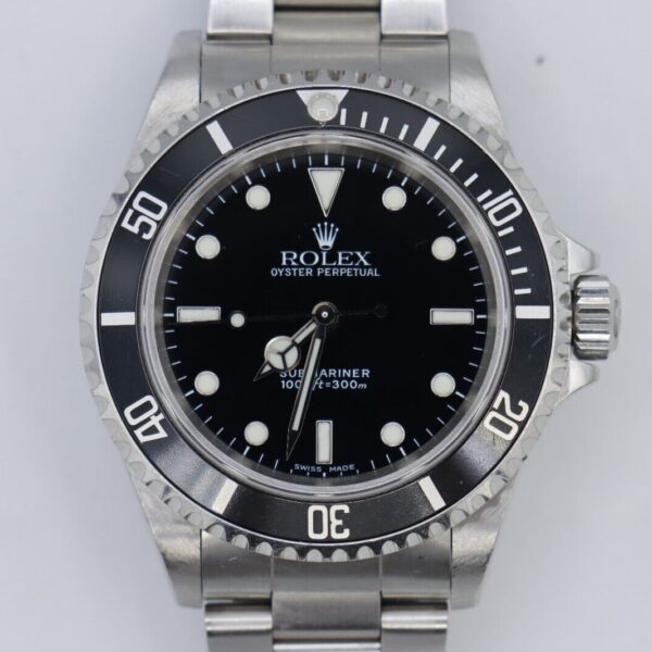 Rolex Submariner 14060 Black Dial & Bezel No Date 40mm w/Papers Circa 1999