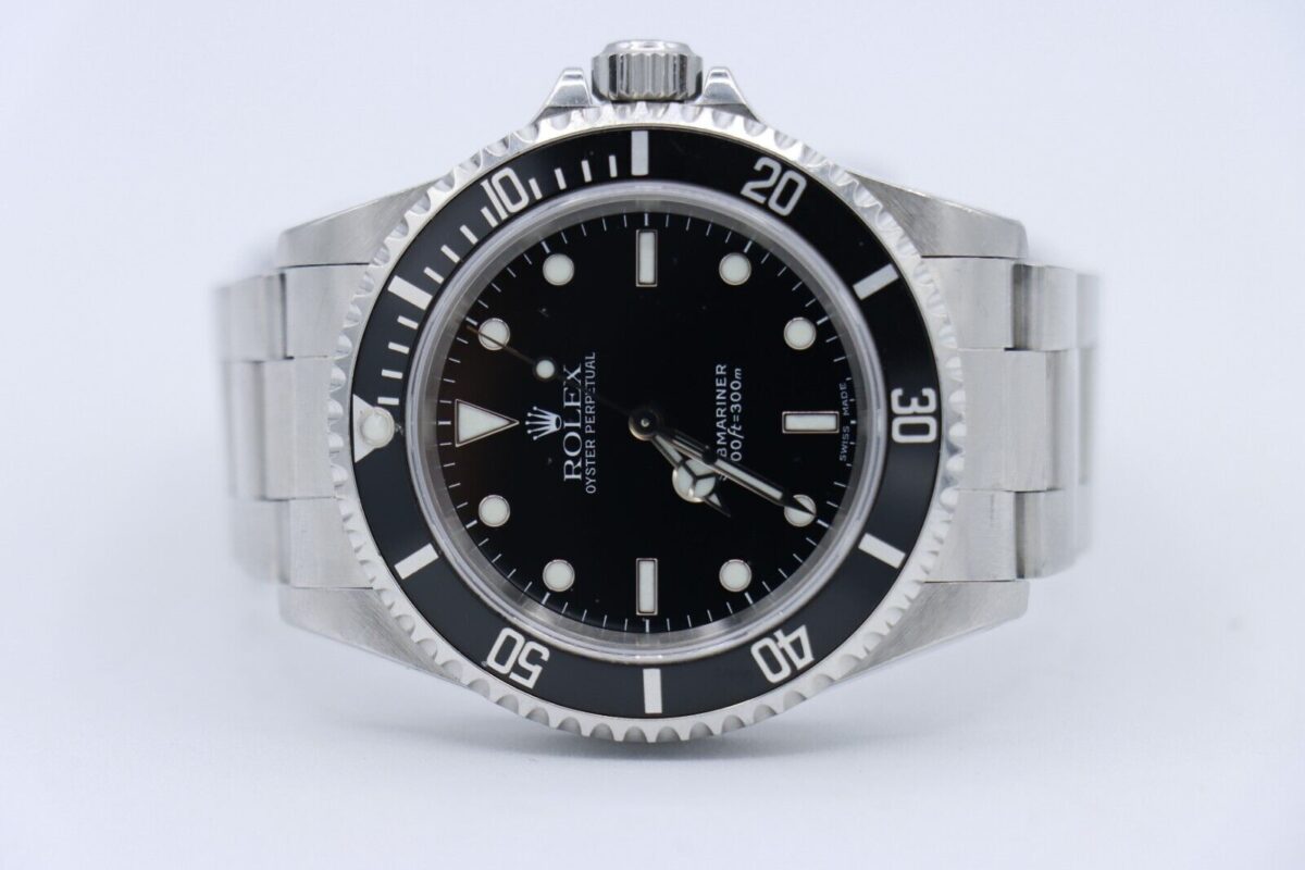 Rolex Submariner 14060 Black Dial & Bezel No Date 40mm w/Papers Circa 1999