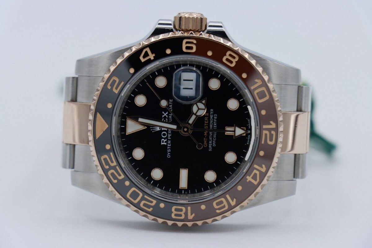 Rolex GMT-Master II 126711CHNR Root Beer Two-Tone Everose Oyster Band Year 2019
