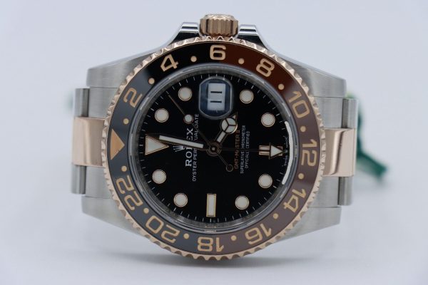 Rolex GMT-Master II 126711CHNR Root Beer Two-Tone Everose Oyster Band Year 2019