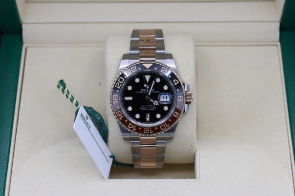 Rolex GMT-Master II 126711CHNR Root Beer Two-Tone Everose Oyster Band Year 2019