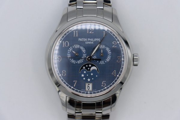 Patek Philippe Annual Calendar 4947/1A Blue Shangtung Dial Stainless Steel 38mm Year 2023
