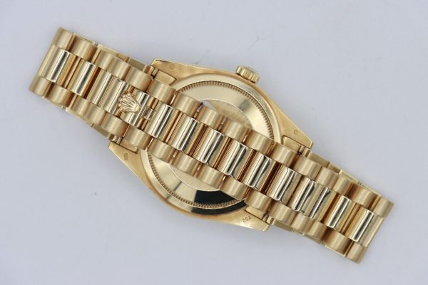 Rolex Day-Date 118238 White Roman Dial Presidential 18K Yellow Gold Circa 2006