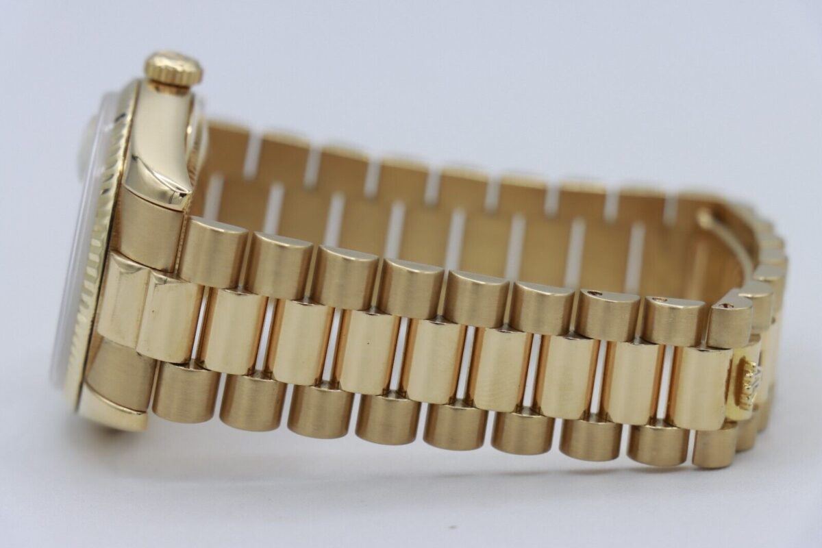 Rolex Day-Date 118238 White Roman Dial Presidential 18K Yellow Gold Circa 2006