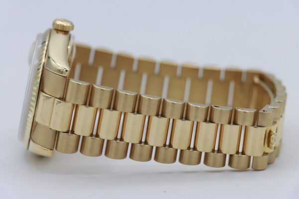 Rolex Day-Date 118238 White Roman Dial Presidential 18K Yellow Gold Circa 2006