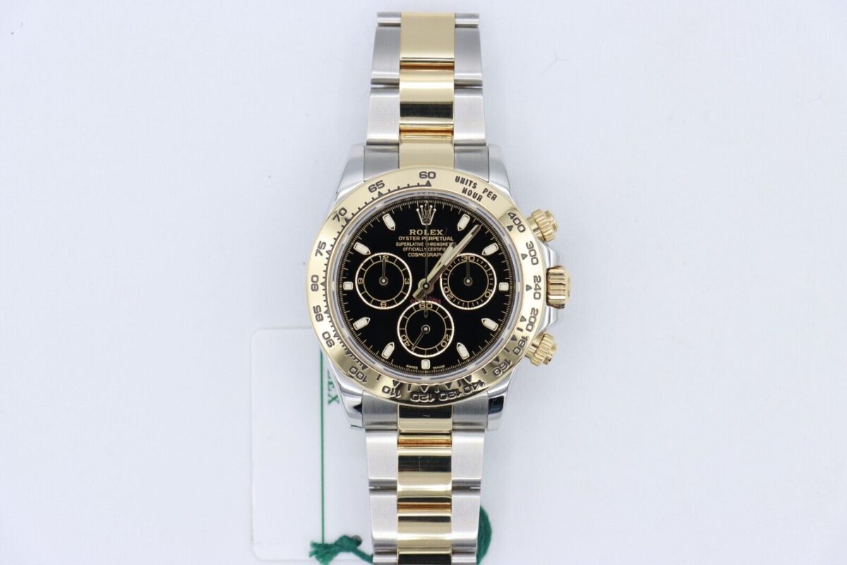 Rolex Daytona 116503 Black Dial Two-Tone Chronograph Oyster Band Year 2019