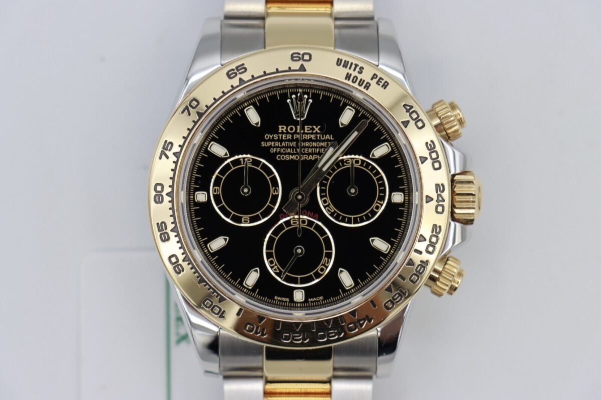 Rolex Daytona 116503 Black Dial Two-Tone Chronograph Oyster Band Year 2019