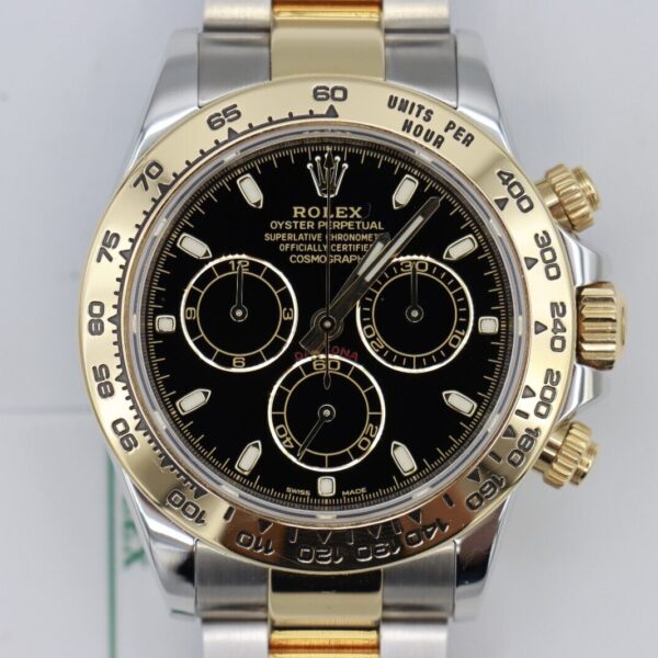 Rolex Daytona 116503 Black Dial Two-Tone Chronograph Oyster Band Year 2019