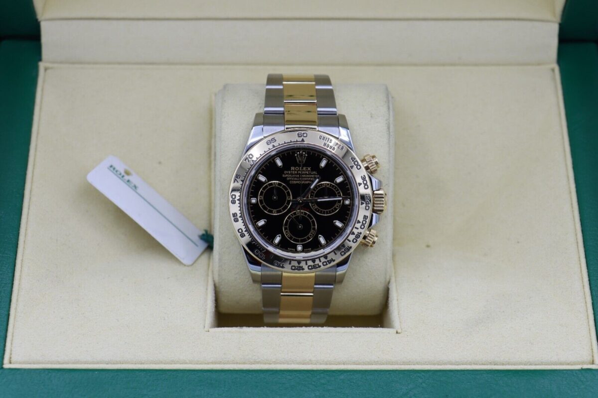 Rolex Daytona 116503 Black Dial Two-Tone Chronograph Oyster Band Year 2019
