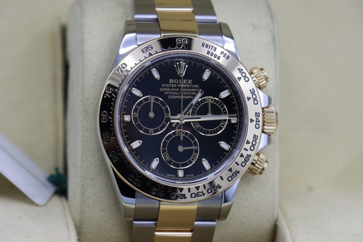 Rolex Daytona 116503 Black Dial Two-Tone Chronograph Oyster Band Year 2019
