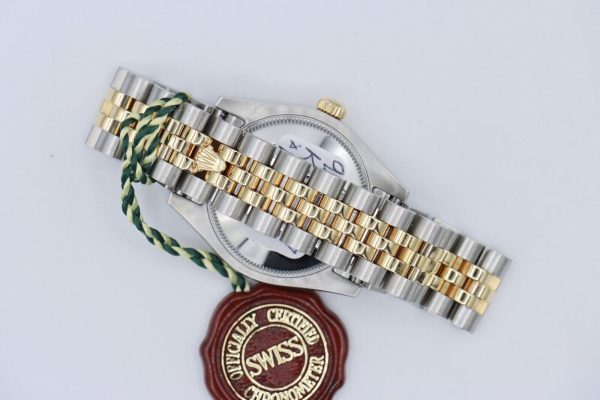 Rolex Midsize Datejust 178273 Silver Anniversary Diamond Dial Jubilee Band Circa 2015
