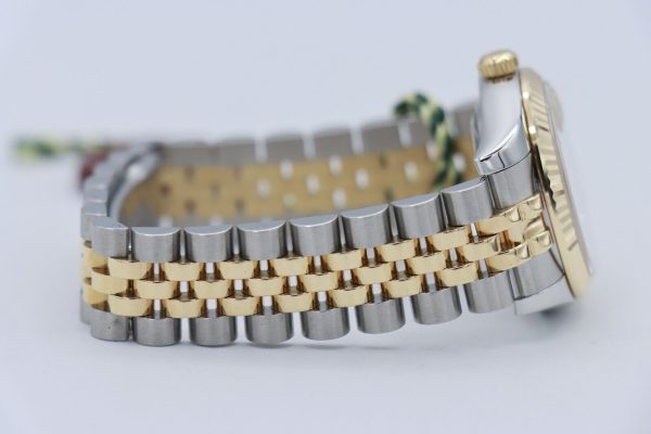 Rolex Midsize Datejust 178273 Silver Anniversary Diamond Dial Jubilee Band Circa 2015