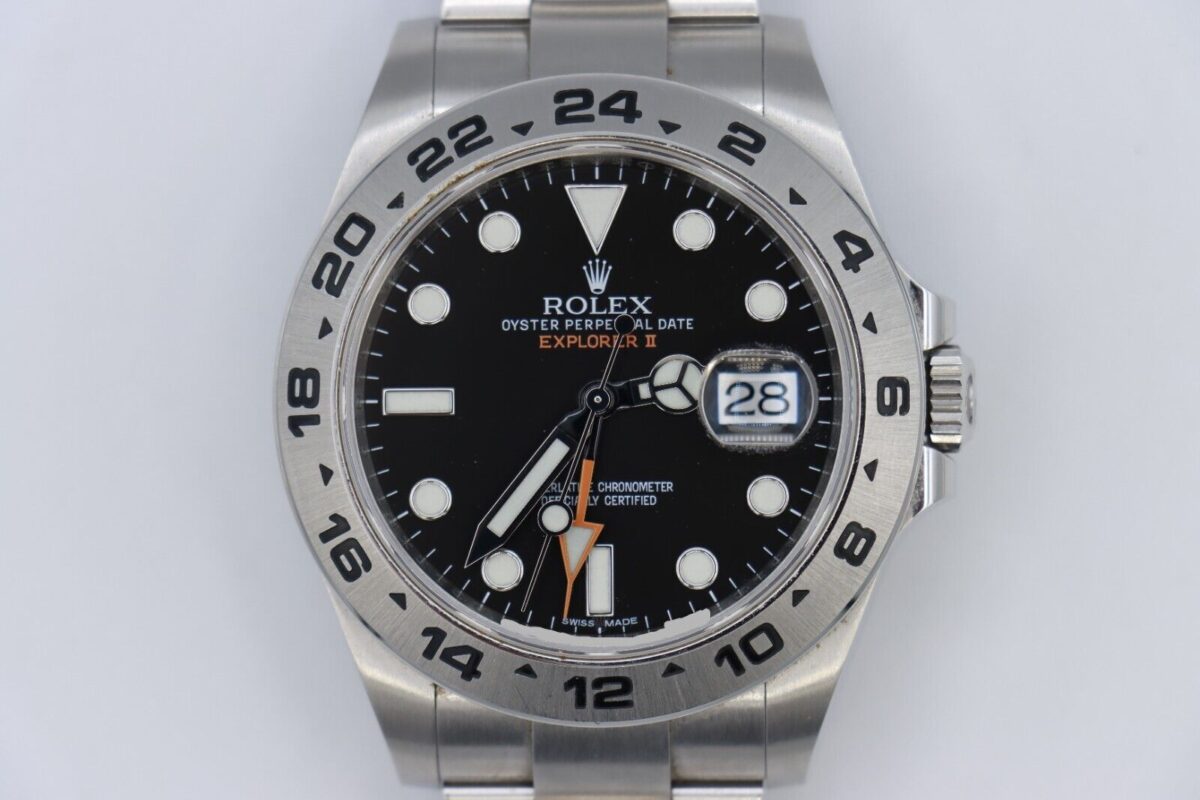 Rolex Explorer II 216570 Black Dial 42mm Stainless Steel Orange Hand
