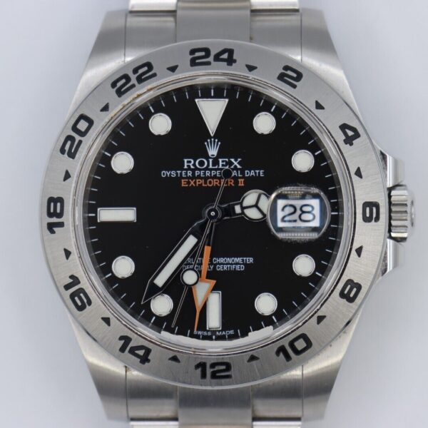 Rolex Explorer II 216570 Black Dial 42mm Stainless Steel Orange Hand
