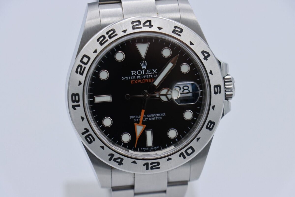 Rolex Explorer II 216570 Black Dial 42mm Stainless Steel Orange Hand
