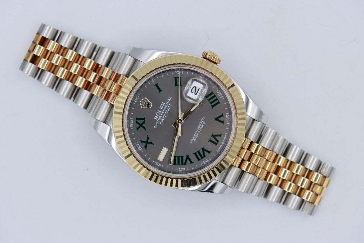 Rolex Datejust 41 126333 Wimbledon Slate Dial Two-Tone Jubilee Band Year 2019 - Image 2