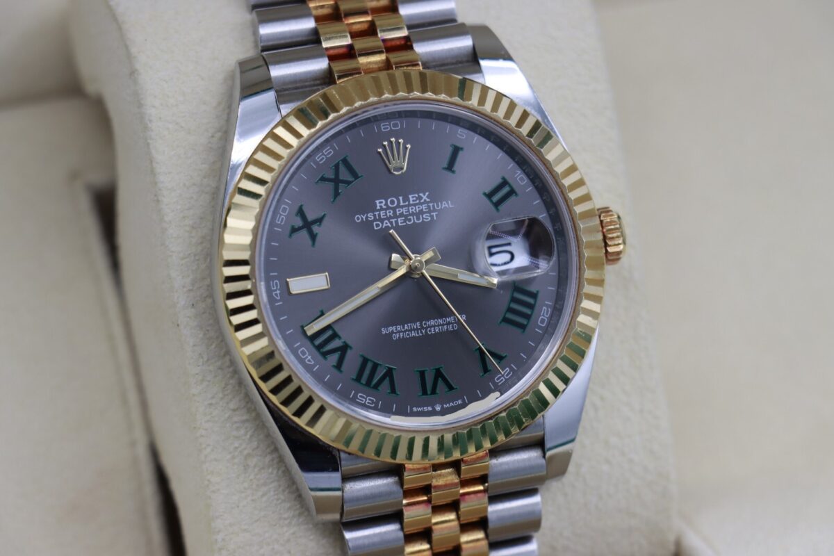 Rolex Datejust 41 126333 Wimbledon Slate Dial Two-Tone Jubilee Band Year 2019 - Image 10