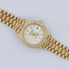 Rolex Datejust 69178 Silver Stick Dial President 18K Diamond Bezel Circa 1995 - Image 2