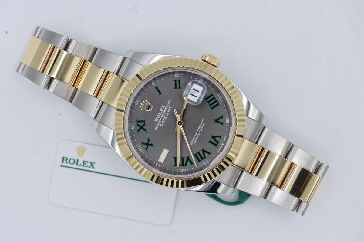 Rolex Datejust 41 126333 Wimbledon Slate Dial Two-Tone Oyster Band Year 2023 - Image 2