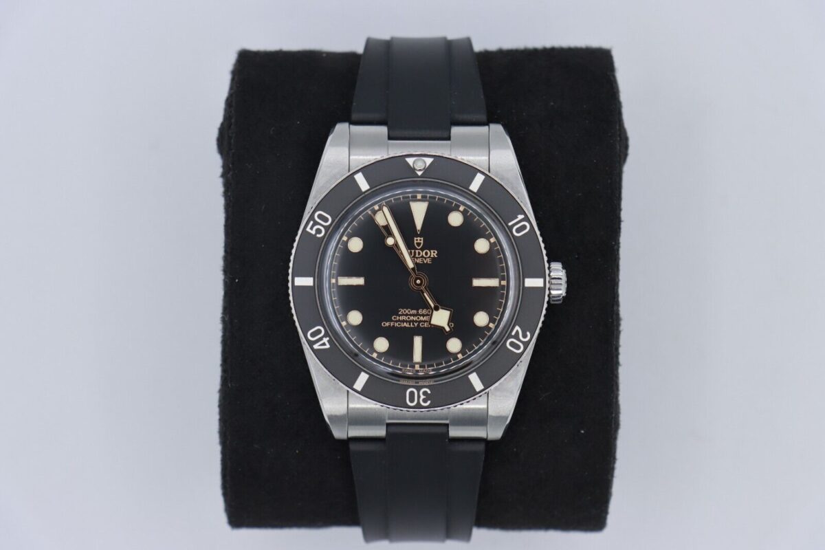 Tudor Black Bay 54 79000N Black Dial & Bezel Rubber Strap Full Set Year 2024 - Image 2