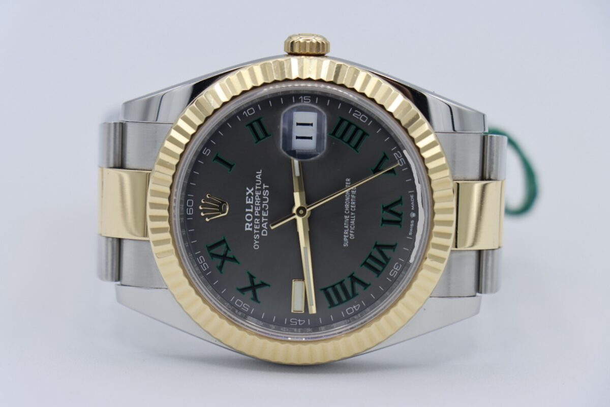 Rolex Datejust 41 126333 Wimbledon Slate Dial Two-Tone Oyster Band Year 2023 - Image 5
