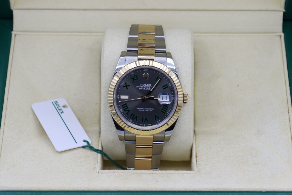 Rolex Datejust 41 126333 Wimbledon Slate Dial Two-Tone Oyster Band Year 2023 - Image 9
