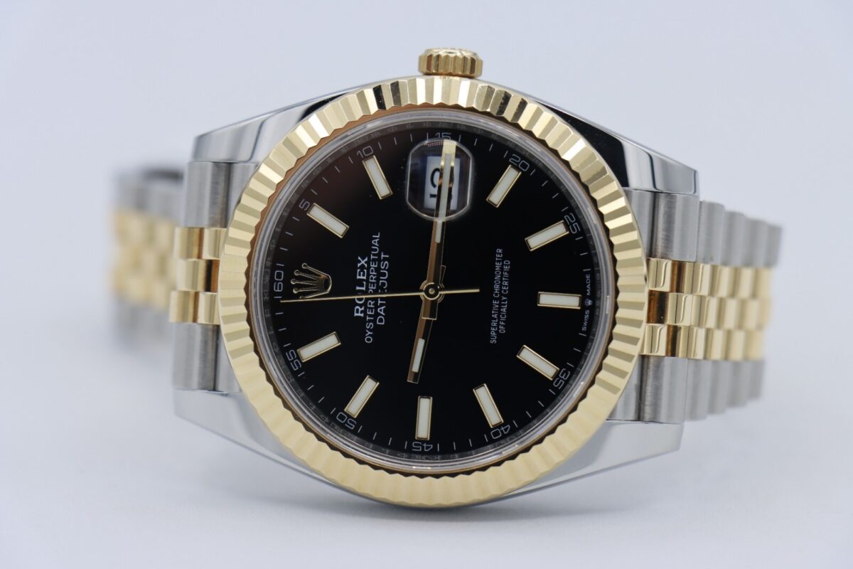 Rolex Datejust 41 126333 Black Index Dial Jubilee Band Box & Papers Year 2021 - Image 5