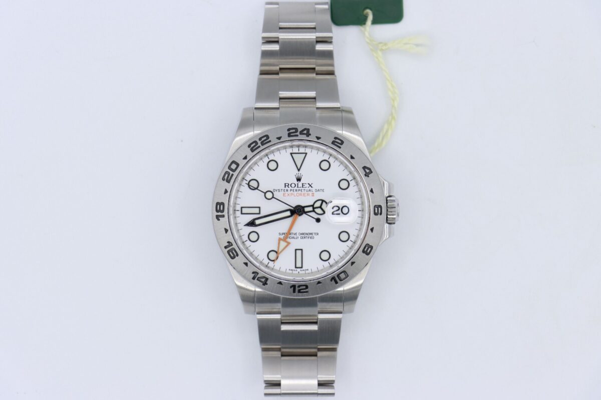 Rolex Explorer II 216570 Polar White Dial Oyster Band Box & Papers Year 2014 - Image 3