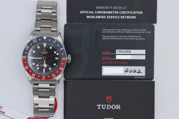 Tudor Black Bay GMT 79830RB Pepsi Red & Blue Bezel 41mm Box & Papers Year 2022 - Image 8
