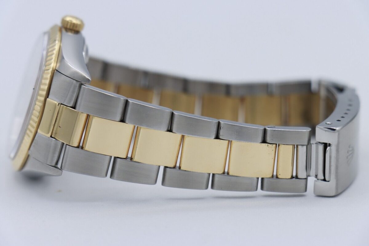 Rolex Oyster Perpetual 14233 Champagne Stick Dial Oyster Band Two-Tone Year 2006 - Image 6