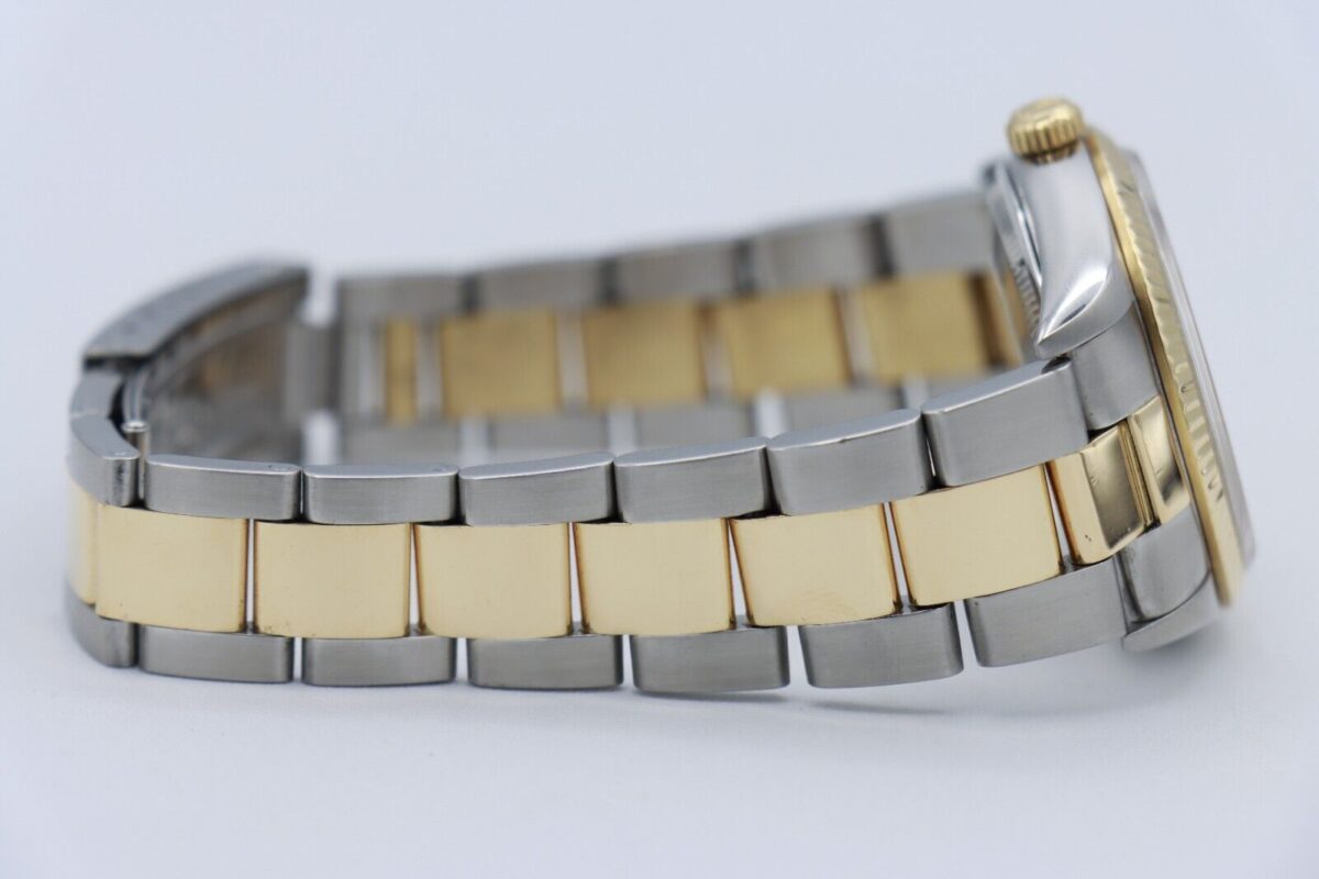 Rolex Oyster Perpetual 14233 Champagne Stick Dial Oyster Band Two-Tone Year 2006 - Image 8