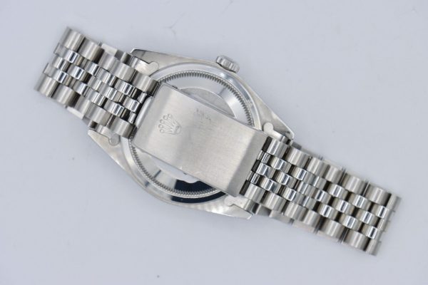 Rolex Datejust 16234 Silver Stick Dial Jubilee Band 36mm Fluted Bezel Circa 1989 - Image 4