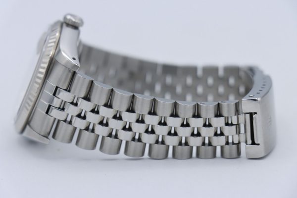 Rolex Datejust 16234 Silver Stick Dial Jubilee Band 36mm Fluted Bezel Circa 1989 - Image 6