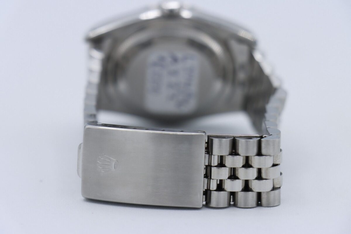 Rolex Datejust 16234 Silver Stick Dial Jubilee Band 36mm Fluted Bezel Circa 1989 - Image 7
