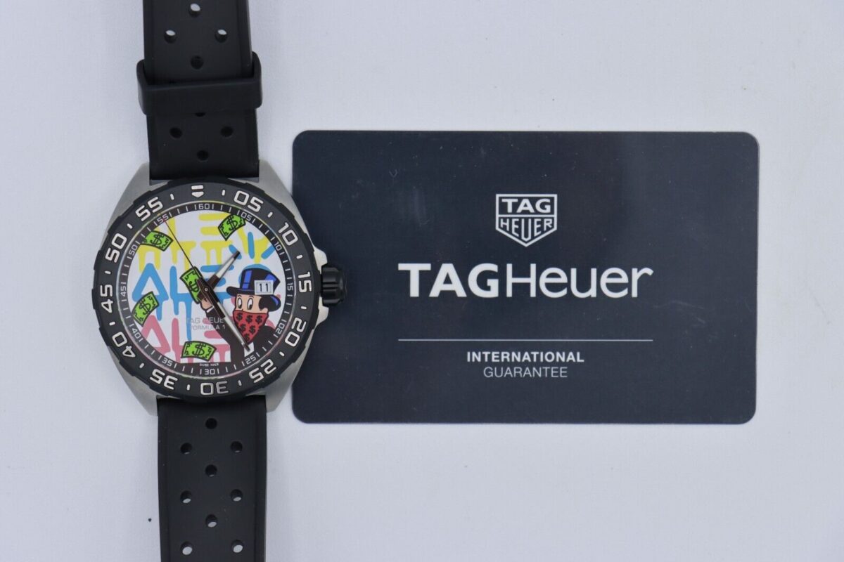 TAG Heuer Formula 1 WAZ1119 Alec Monopoly Special Edition Box & Papers Mint 2019