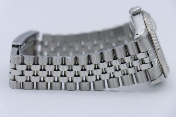 Rolex Datejust 16234 Silver Stick Dial Jubilee Band 36mm Fluted Bezel Circa 1989 - Image 8