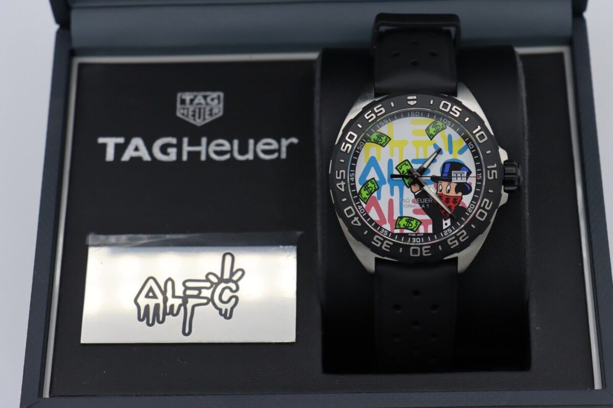 TAG Heuer Formula 1 WAZ1119 Alec Monopoly Special Edition Box & Papers Mint 2019