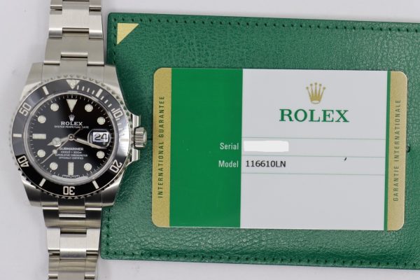 Rolex Submariner 116610LN Black Dial Ceramic Bezel 40mm Box & Papers Year 2019 - Image 11