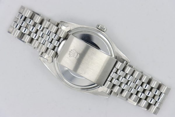 Rolex Datejust 16014 Silver Stick Dial Jubilee Band 36mm Fluted Bezel Circa - Image 4