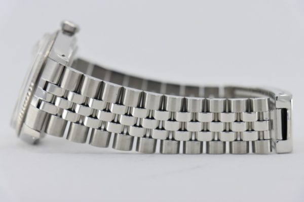 Rolex Datejust 16014 Silver Stick Dial Jubilee Band 36mm Fluted Bezel Circa - Image 6