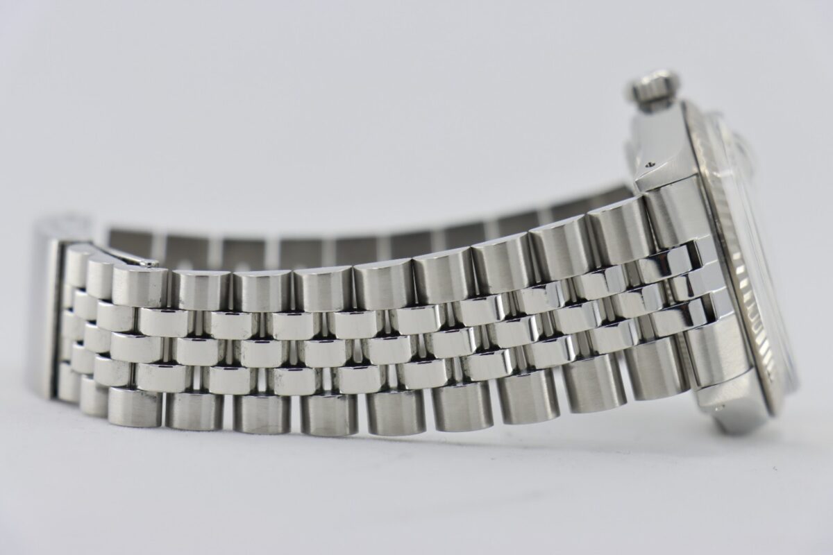 Rolex Datejust 16014 Silver Stick Dial Jubilee Band 36mm Fluted Bezel Circa - Image 8