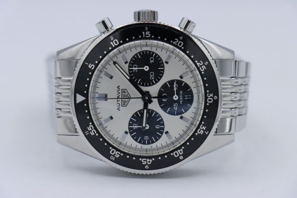 TAG Heuer Autavia Heritage CBE2111 Silver Dial Chronograph Limited Edition - Image 5