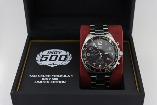 TAG Heuer Formula 1 CAZ101AR Indy 500 Limited Edition Quartz 43mm Box & Papers - Image 9
