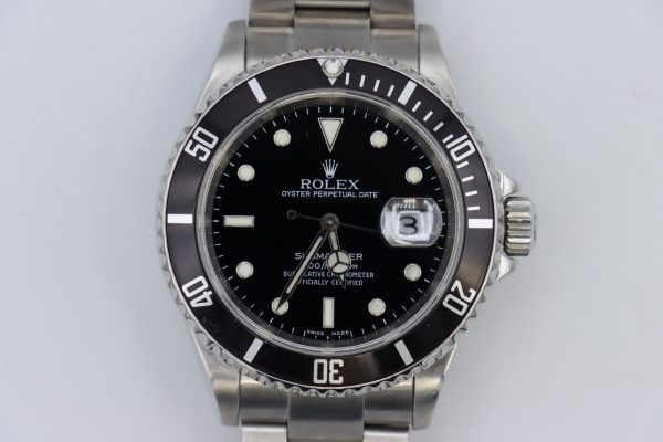 Rolex Submariner 16610T Black Dial & Bezel Oyster Band 40mm Circa 2006