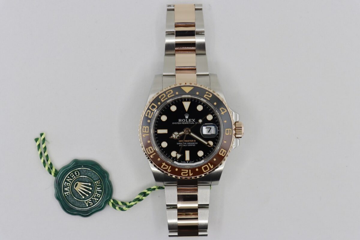 Rolex GMT-Master II 126711CHNR Root Beer Two-Tone Everose Box & Papers Year 2018 - Image 3